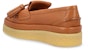 (W) Chloé Kasut Kulit Slip-On Platform 'Coklat' CHC22A669AB242
