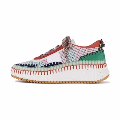 (W) Chloé Low-Top 'White Green CMFT'