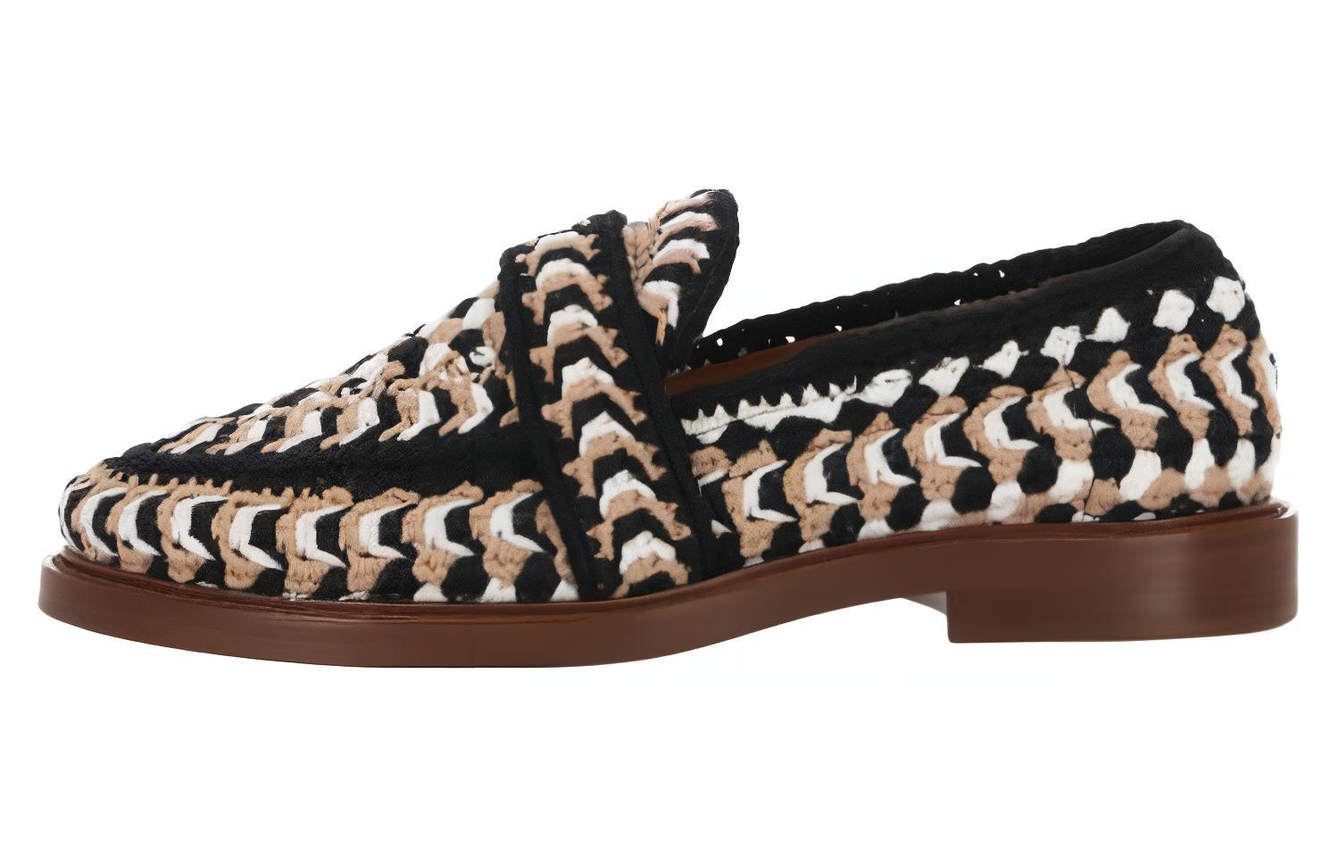 Buy (W) （レディース）Chloé ロートップスリッポン 'ベージュブラック' C22S584X00YA C22S584X00YA