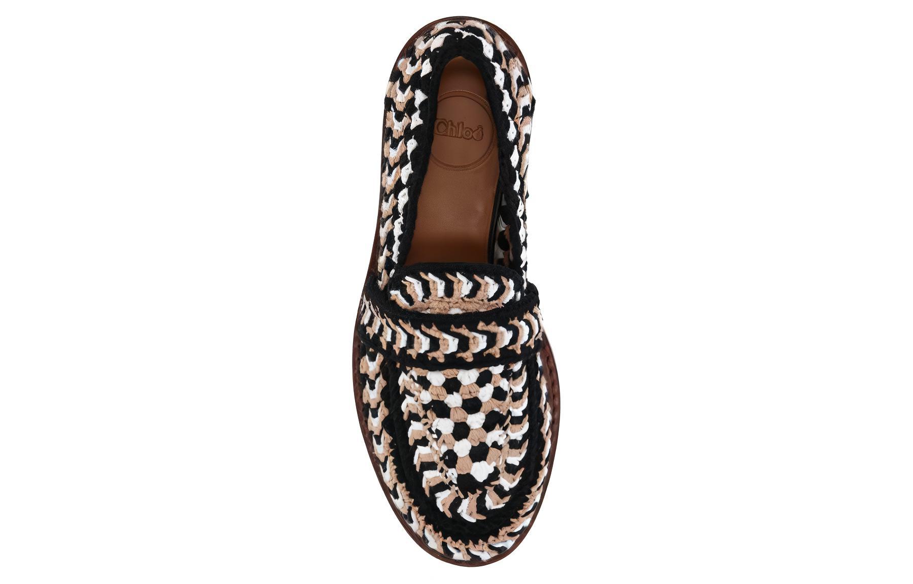 Lookbook (W) （レディース）Chloé ロートップスリッポン 'ベージュブラック' C22S584X00YA C22S584X00YA