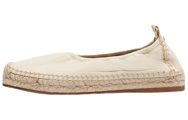 (W) Chloé Lucinda Ballerina 'Nappa White'