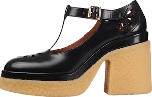 (Women) Chloé Mary Jane High Heels 'Smooth Black Calfskin' CHC22S575P0001 (Women) Chloé Mary Jane High Heels 'Smooth Black Calfskin' CHC22S575P0001