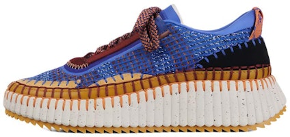 (Women) Chloé Nama Low 'Blue Yellow Mesh' CHC22S579Y0409 (Women) Chloé Nama Low 'Blue Yellow Mesh' CHC22S579Y0409