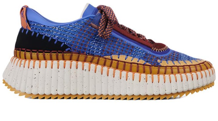 (Women) Chloé Nama Low 'Blue Yellow Mesh' CHC22S579Y0409 Order (Women) Chloé Nama Low 'Blue Yellow Mesh' CHC22S579Y0409