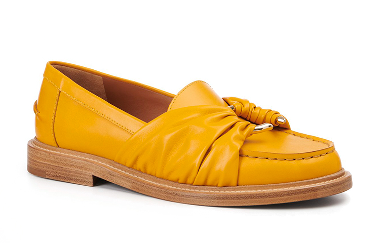 (W) Chloé Nappa Lambskin Flat Loafer 'Yellow' 圖 3