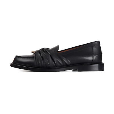(W) Chloé Nappa Sheepskin Loafer 'Black'