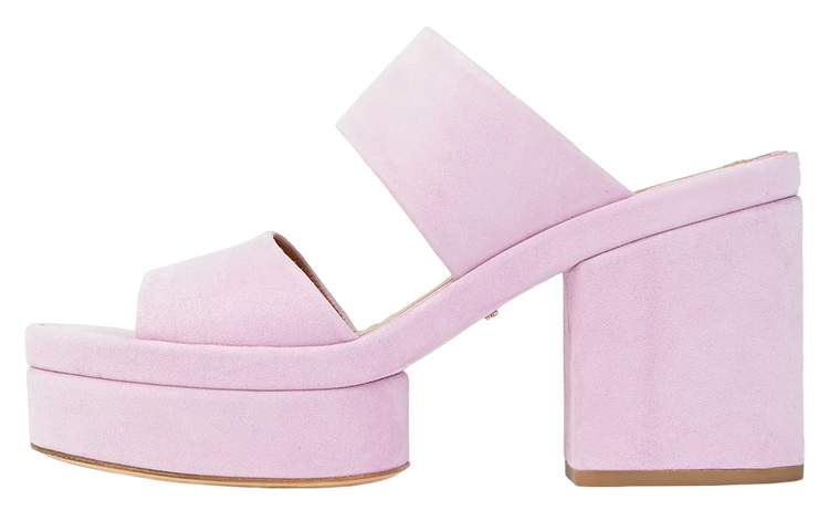 (Women) Chloé Odina 'Purple Velvet Open-Toe' CHC23S784CJ51H