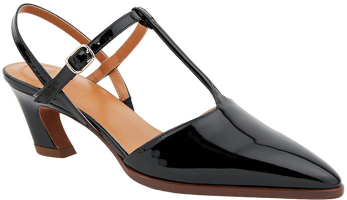 (W) Zapato de Tacón Chloé Charol Punta Fina con Hebilla 5cm 'Negro'. CHC23U859BY001 Lookbook (W) Zapato de Tacón Chloé Charol Punta Fina con Hebilla 5cm 'Negro'. CHC23U859BY001