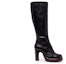 Order (Women) Chloé Platform Over-The-Knee Boots 'Black' CHC21A468T0001