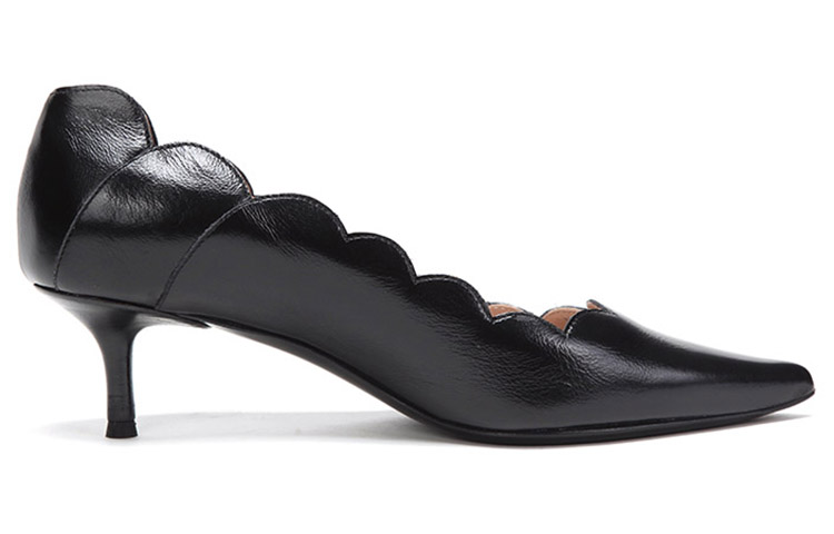 (W) Chloé Pointed Toe High Heels 'Black' 圖 2