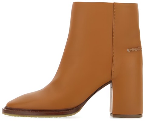 (Women) Chloé Pointed Toe Leather Ankle Boot 'Brown' CHC21W521V3-210 Buy (Women) Chloé Pointed Toe Leather Ankle Boot 'Brown' CHC21W521V3-210
