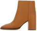 Buy (Women) Chloé Pointed Toe Leather Ankle Boot 'Brown' CHC21W521V3-210
