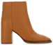 Order (Women) Chloé Pointed Toe Leather Ankle Boot 'Brown' CHC21W521V3-210