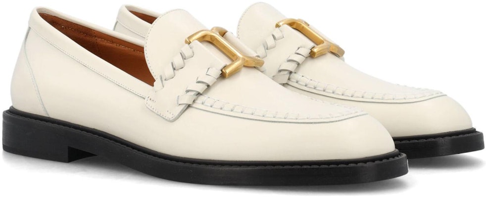 (Women) Chloé Round Toe Slip-On Loafers 'White' CHC23A911EY122 Shop (Women) Chloé Round Toe Slip-On Loafers 'White' CHC23A911EY122