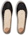 (W) Slip-On Kulit Pinggir Berlipat Chloé 'Black Fisherman' CHC21U442R5-001