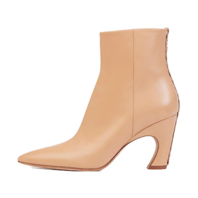 (W) Chloé Short Boots 'Elegant Simplicity Orange'