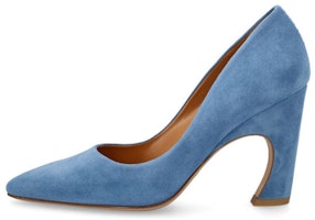 (Women) Chloé Slide-On 'Fashion Chunky Blue High Heel' CHC23S817CJ484 (Women) Chloé Slide-On 'Fashion Chunky Blue High Heel' CHC23S817CJ484