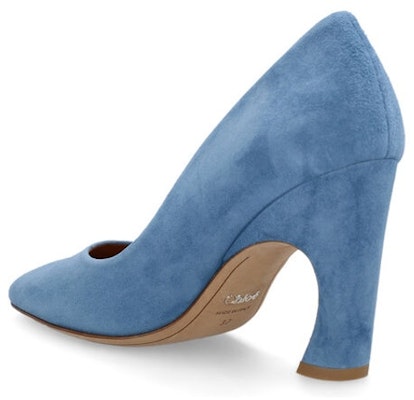 (Women) Chloé Slide-On 'Fashion Chunky Blue High Heel' CHC23S817CJ484 Lookbook (Women) Chloé Slide-On 'Fashion Chunky Blue High Heel' CHC23S817CJ484