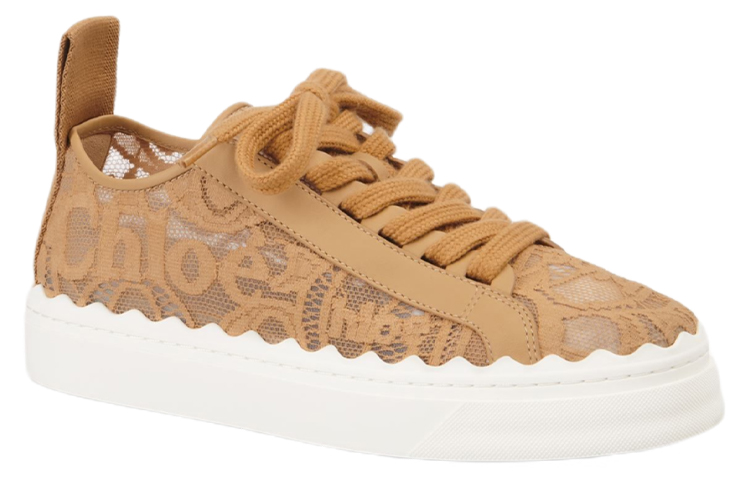 (W) Chloé Sneaker 'Lace Beige' 圖 2