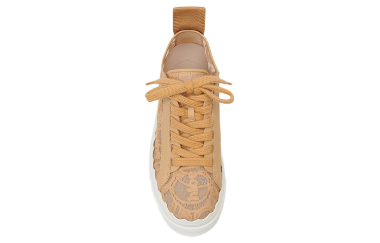(W) Chloé Sneaker 'Lace Beige' 圖 3