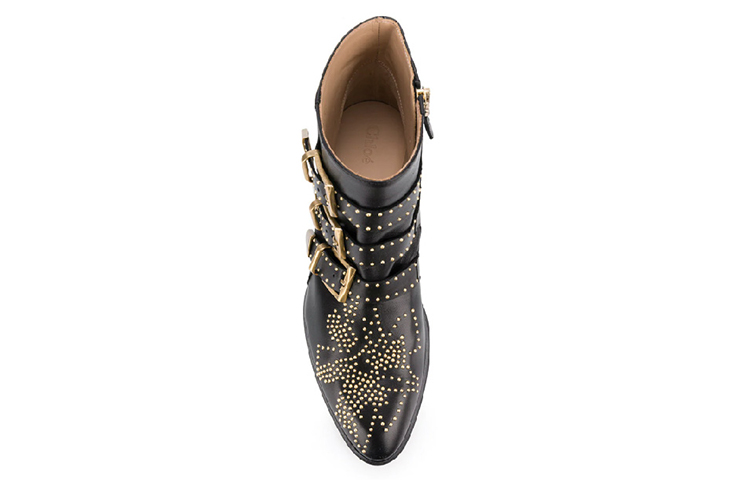 Purchase (W) But Chloé Susanna Ankle Boot 'Hitam Emas' CHC16A13475-0ZY