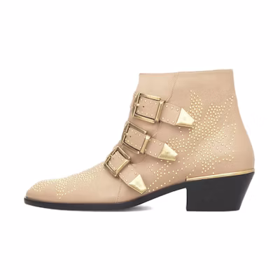 (W) Chloé Susanna Boots 'Pink Studded'
