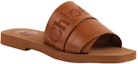 Lookbook (W) Chloé Woody Flat Mule 'Caramel' Coklat Muda CHC22W188BF242