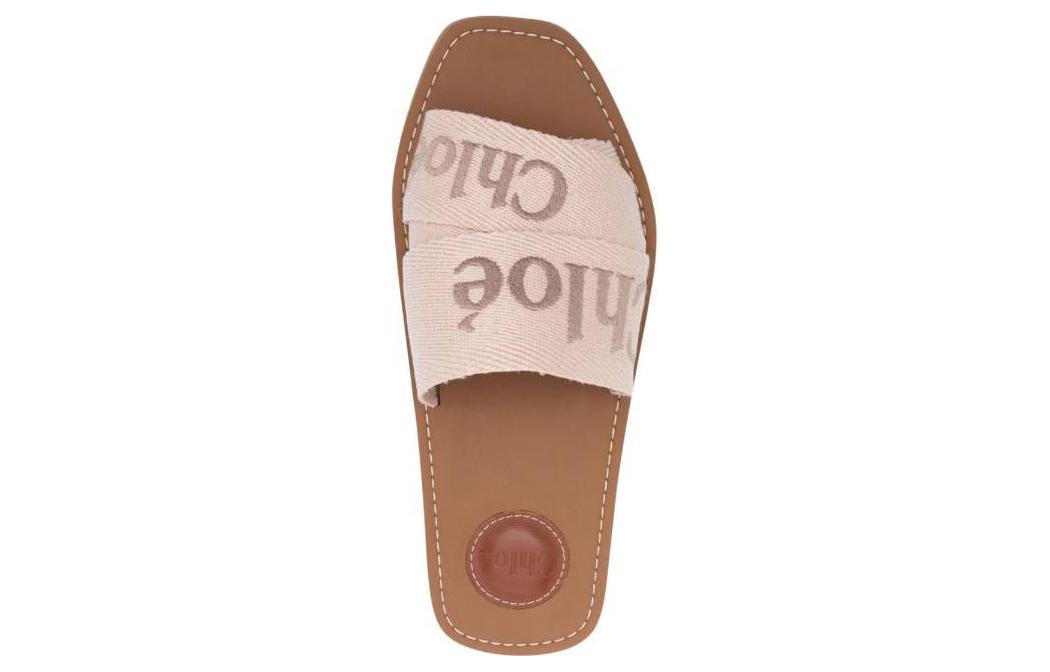 Lookbook (W) Chloé Woody Flat Mule Blushy ''Beige'' Damen Sandalen Beige CHC23U188EF26Y