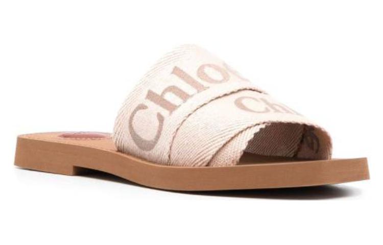 Shop (W) Chloé Woody Flat Mule Blushy ''Beige'' Damen Sandalen Beige CHC23U188EF26Y