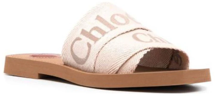 (W) Chloé Woody Flat Mule Blushy ''Beige'' Damen Sandalen Beige CHC23U188EF26Y Shop (W) Chloé Woody Flat Mule Blushy ''Beige'' Damen Sandalen Beige CHC23U188EF26Y