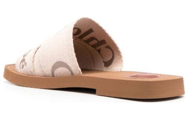 Purchase (W) Chloé Woody Flat Mule Blushy ''Beige'' Damen Sandalen Beige CHC23U188EF26Y