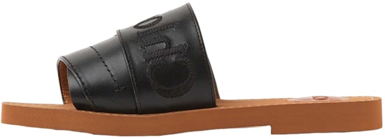 (Women) Chloé Woody Mule Slide 'Black' CHC22W188BF001 (Women) Chloé Woody Mule Slide 'Black' CHC22W188BF001