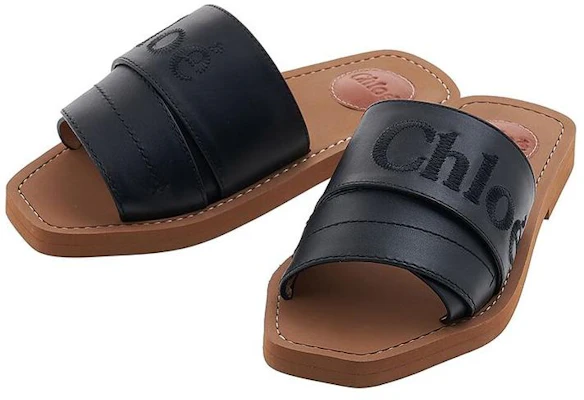 (W) クロエ Woody ミュール サンダル (ブラック) CHC22W188BF001 Order (W) クロエ Woody ミュール サンダル (ブラック) CHC22W188BF001