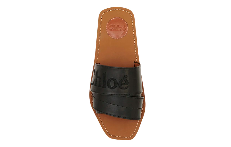 Shop (W) クロエ Woody ミュール サンダル (ブラック) CHC22W188BF001