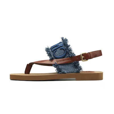 (W) Chloé Woody Slide Sandal 'Brown Fashion'