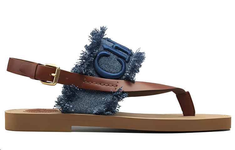 (W) Chloé Woody Slide Sandal 'Brown Fashion' 圖 2