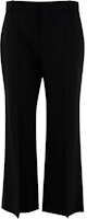 (Women) Chloe Black Solid Wide-Leg Flared Casual Pants. CHC23APA01062001 (Women) Chloe Black Solid Wide-Leg Flared Casual Pants. CHC23APA01062001