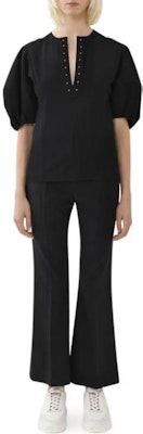 (W) Chloe 黑色寬管休閒喇叭褲 CHC23APA01062001 Lookbook (W) Chloe 黑色寬管休閒喇叭褲 CHC23APA01062001