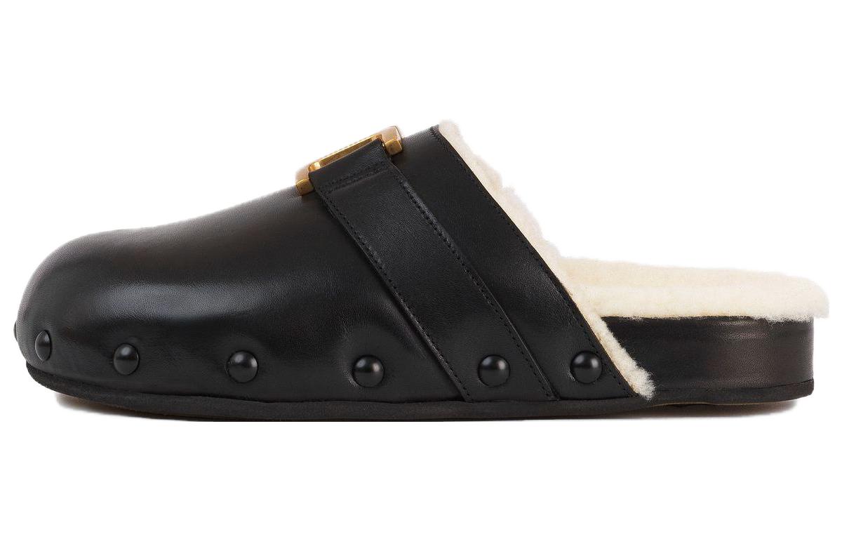 (W) Chloe 'Black Toe Slipper'