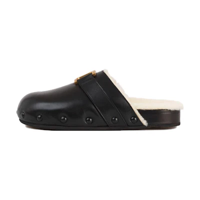 (W) Chloe 'Black Toe Slipper'