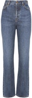 (Women) Chloe FW22 High-Waisted Loose-Fit Distressed Jeans Blue. CHC22ADP5015640X (Women) Chloe FW22 High-Waisted Loose-Fit Distressed Jeans Blue. CHC22ADP5015640X