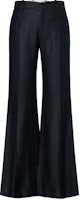 (Women) Chloe High-Waisted Loose Fit Flared Casual Trousers Black. CHC23WPA05065-001 (Women) Chloe High-Waisted Loose Fit Flared Casual Trousers Black. CHC23WPA05065-001