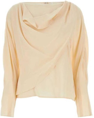 (W) Chloe Kemeja-T Kuning Lengan Panjang Loose Fit Crewneck Plain CHC23WHT33004-6A5 Order (W) Chloe Kemeja-T Kuning Lengan Panjang Loose Fit Crewneck Plain CHC23WHT33004-6A5