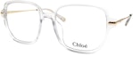 Order (W) Chloe Gafas Ópticas Rectangulares Retro - Estilo Natural. CH0218OA-002