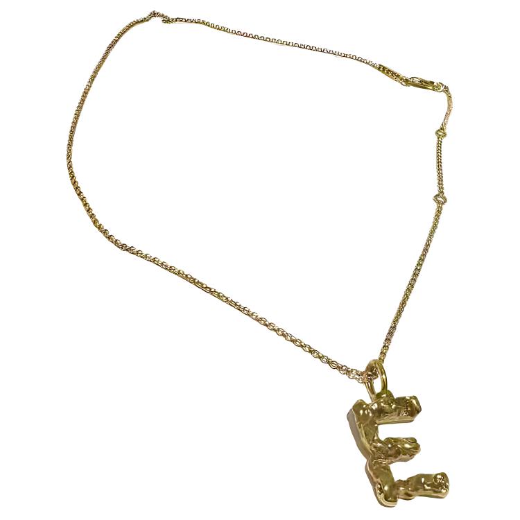 Lookbook (W) Chloe 字母吊墜項鍊 - 黃金鍊條 CHC20SFO2ECB79DA