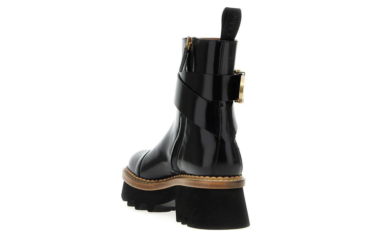 Lookbook (W) Bota Tobillera Chloe 'Cuero Negro' CHC23A893FG001