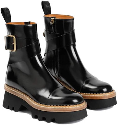 (W) Bota Tobillera Chloe 'Cuero Negro' CHC23A893FG001 Shop (W) Bota Tobillera Chloe 'Cuero Negro' CHC23A893FG001