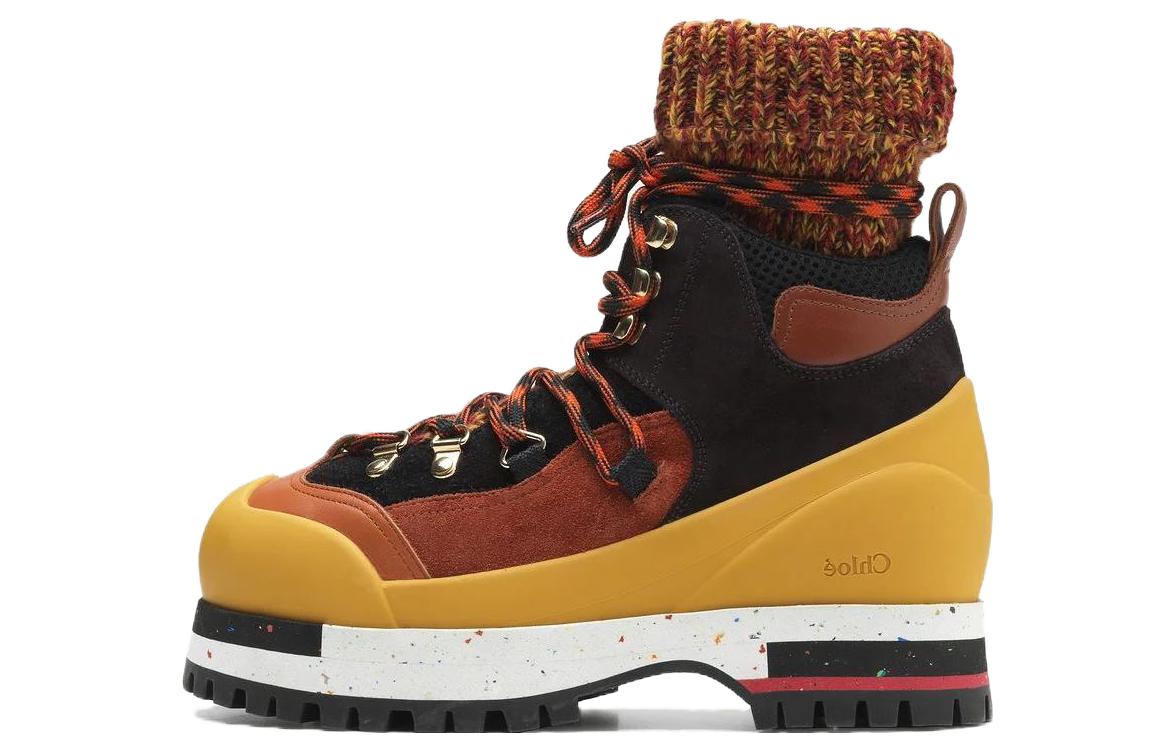 (W) Chloe Ankle Boot 'Brown Red'