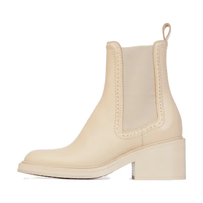 (W) Chloe Ankle Boot 'Cream White'