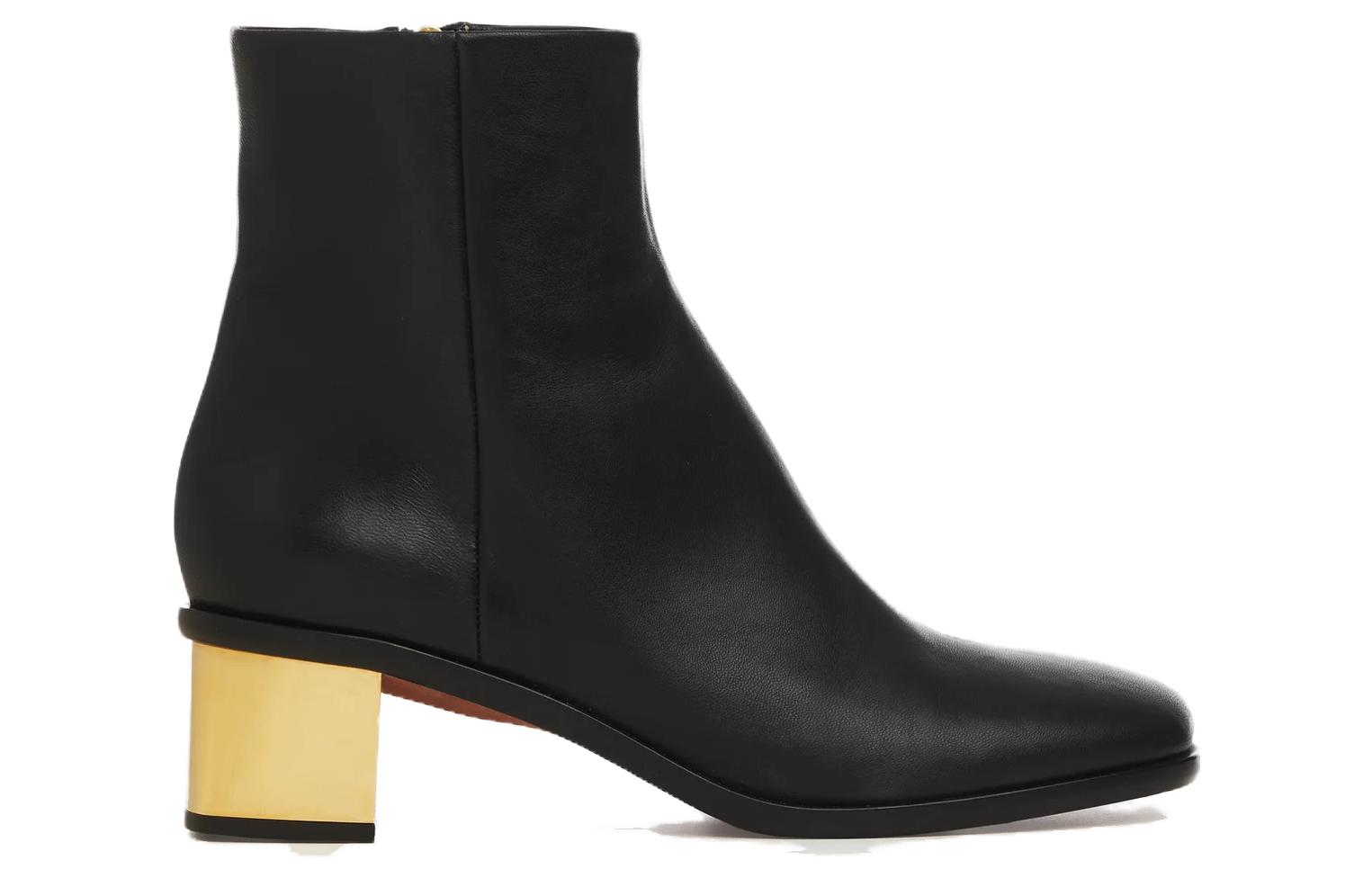 (W) Chloé Rebecca Heeled Ankle Boots 'Black' 圖 2